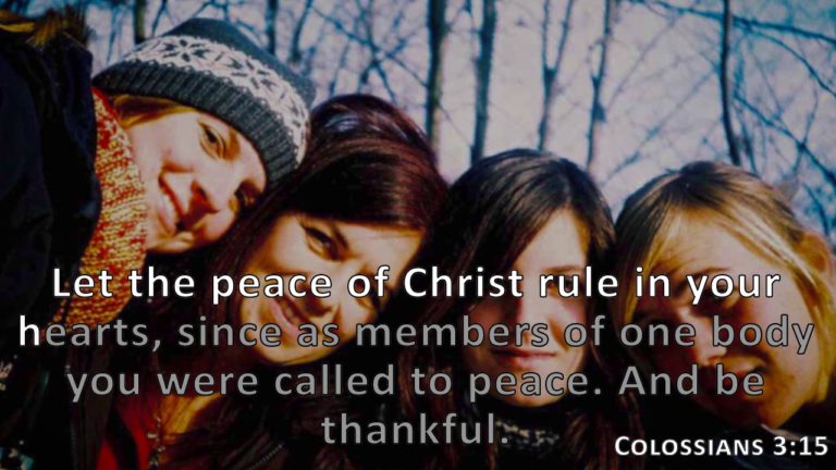 Colossians 3:15, Holy Bible, NIV